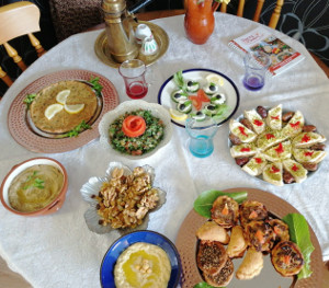 Food on a table_sm